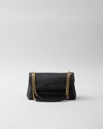 Prada Doux Medium Leather Shoulder Bag